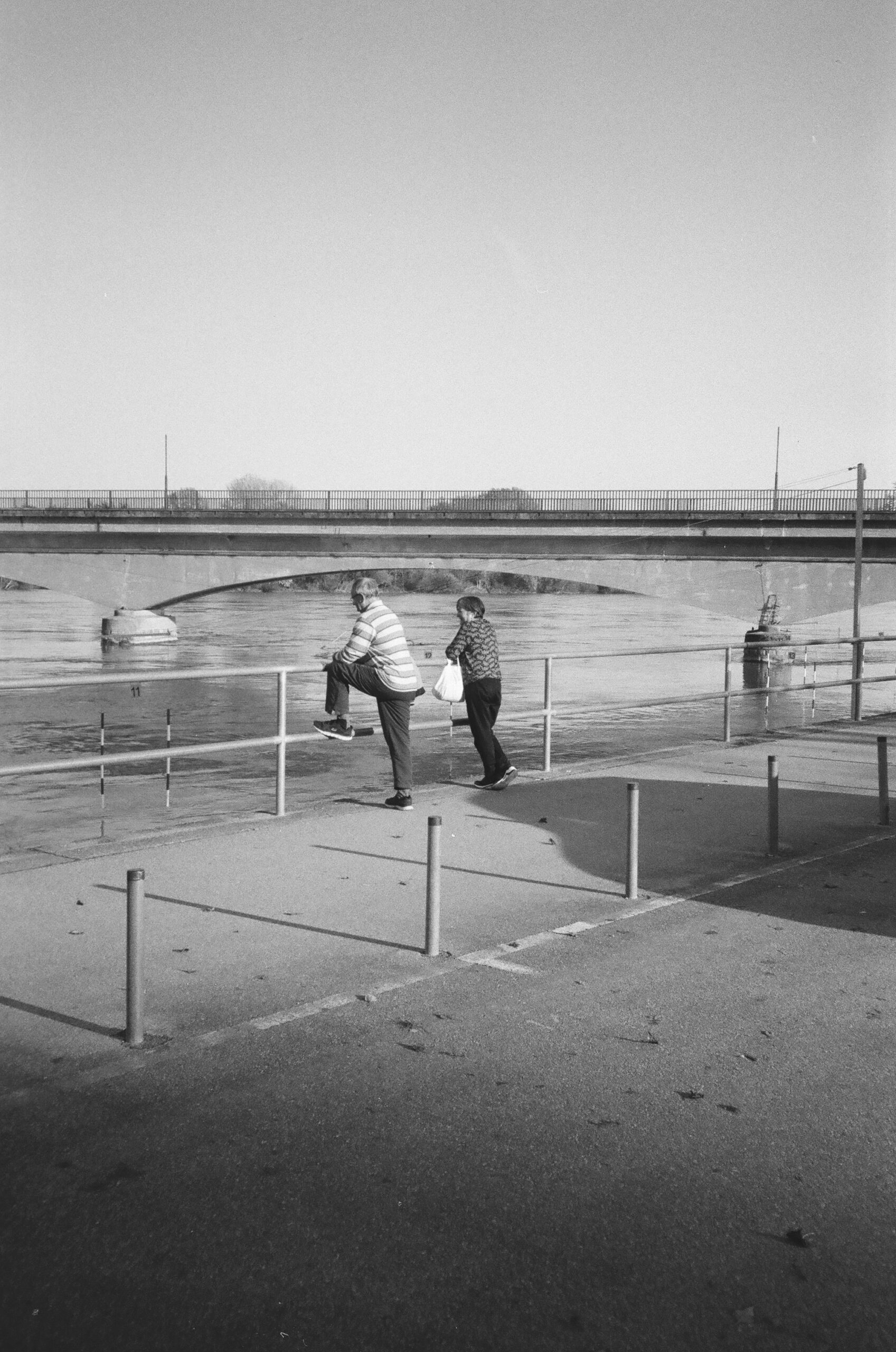 Waiting for the water to pass